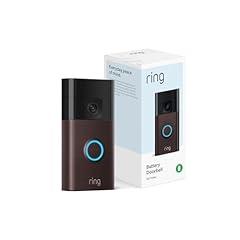 Ring Battery Doorbell 2024, Venetian Bronze