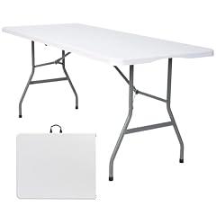 Lakhow 6ft White Folding Table