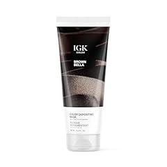 IGK Hair Gloss Toner Chocolate Brown Mask
