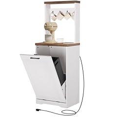 YATINEY Tilt Out Trash Can Cabinet