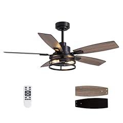 LuminFan 46 Inch Farmhouse Ceiling Fan