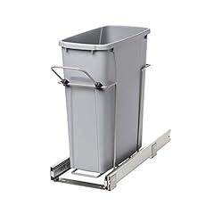 Knape & Vogt Single Platinum Pull Out Trash Can