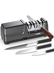 Electric Diamond Knife Sharpener 3-Stage 20° Black