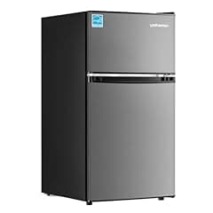 Upstreman 3.1 Cu.Ft Double Door Mini Fridge