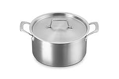 Le Creuset Stainless Steel Stockpot 6.25 Qt