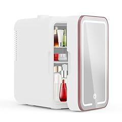 YLFU Mini Skincare Fridge with LED Mirror