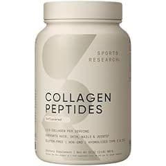 Sports Research Collagen Peptides Powder Supplement