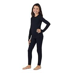 Cuddl Duds Girls Fleece-Lined Thermal Set