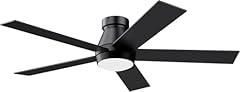 TCL 52" Modern Black Ceiling Fan