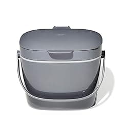 OXO Indoor Compost Bin, 1.75 Gallon, Charcoal
