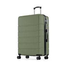 OLIXIS 20" Olive Green Carry-On Suitcase