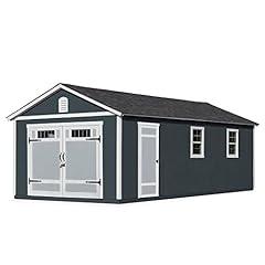 Handy Home Products Manhattan 12x24 Wooden Garage Shed