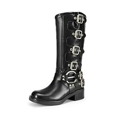 Dream Pairs Women's Black Riding Boots