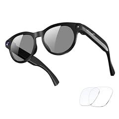 AI Smart Glasses with Camera and Audio, 8MP HD Bluetooth Camera Glasses,1080P Video Recording Sunglasses,Real Time Translation,AI Assistant,Object Recognition,Open-Ear Audio for Travel, Meetings Vlog