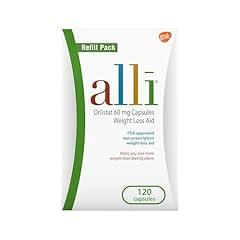 Alli Weight Loss Diet Pills Orlistat 60 mg Refill Pack
