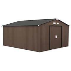 Outsunny 11' x 13' Metal Garden Shed