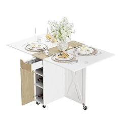 3imothrix Folding Space-Saving Dining Table