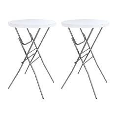 Byliable Folding Cocktail Table Set