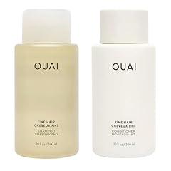 OUAI Fine Shampoo and Conditioner Set