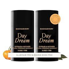 Each & Every Natural Deodorant, Citrus & Vetiver