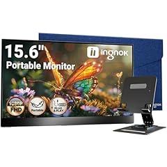 Ingnok Ultra Slim 15.6" FHD Portable Monitor