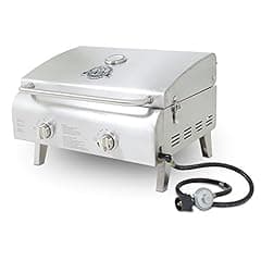 Pit Boss 75275 Stainless Steel Two-Burner Portable Grill