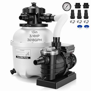 above ground pool pump and filter