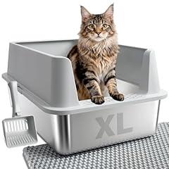 Stainless Steel XL Cat Litter Box