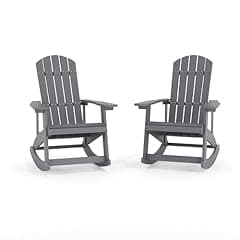 Flash Furniture Savannah Adirondack Rocking Chair Set