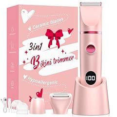 Crolanli Women's 3-in-1 Electric Bikini Trimmer