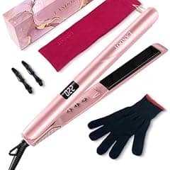 LANDOT Flat Iron Hair Straightener and Curler