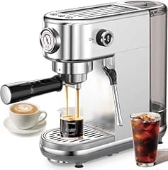 Atatix Professional Espresso Machine Silver