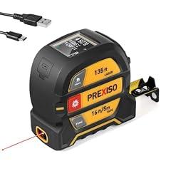 Prexiso 2-in-1 Laser Tape Measure 135Ft