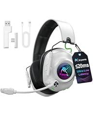 Krysenix Wireless Gaming Headset with RGB Lighting