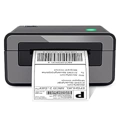 POLONO Gray Thermal Label Printer 4x6