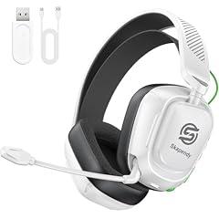 SKAPENDY Wireless Gaming Headset with Noise Canceling Mic