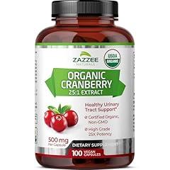 Zazzee Organic Cranberry Extract 12,500 mg
