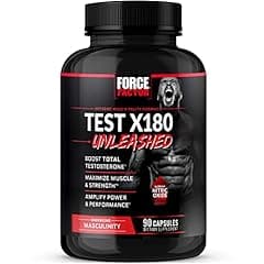 Force Factor Test X180 Unleashed Testosterone Booster for Men