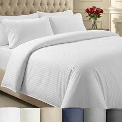 California Design Den Stripe Duvet Cover Set
