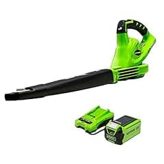 Greenworks 40V Leaf Blower, 150 MPH, with Battery