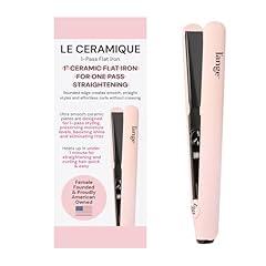 L'ANGE HAIR Le Ceramique Flat Iron (Blush)