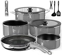 DUXANO 12PC Nonstick Cookware Set
