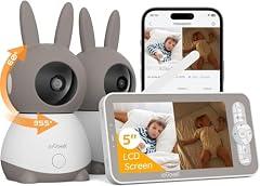 ieGeek 2K Split-Screen Baby Monitor