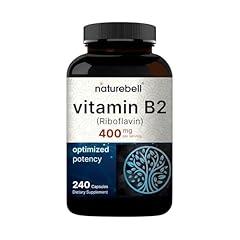 NatureBell Vitamin B2 Riboflavin 400mg Supplement