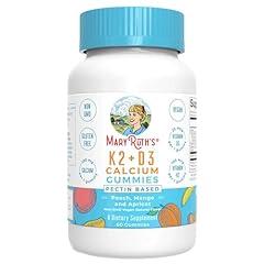 MaryRuth Organics Calcium with Vitamins D & K2 Gummies