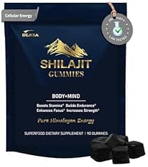 DLNIA Shilajit Gummies with Ashwagandha & Turmeric