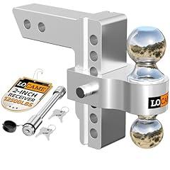 LOCAME Adjustable Trailer Hitch, 6-Inch Drop/Rise