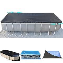SIHAIAN Rectangular Pool Cover with Side Storage