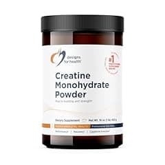 Designs for Health Creatine Monohydrate Powder - 90 Servings