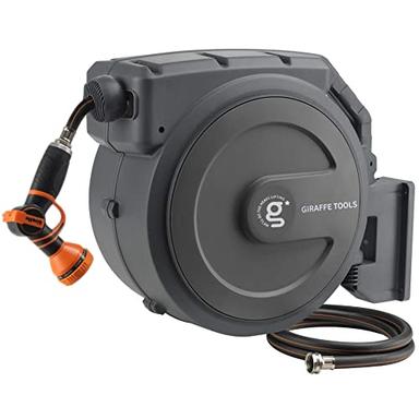 Retractable garden hose reel